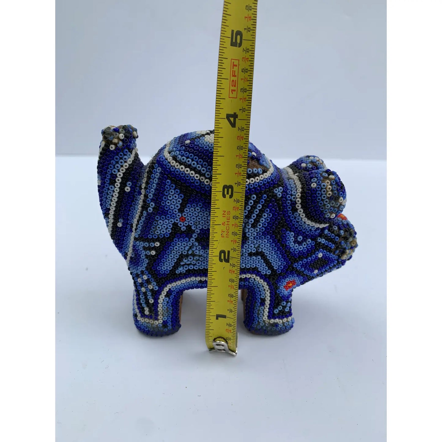 Vintage Mid 20th Century Mexican Huichol Beaded Figure