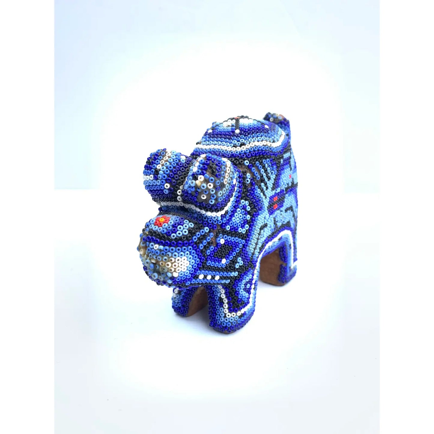 Vintage Mid 20th Century Mexican Huichol Beaded Figure
