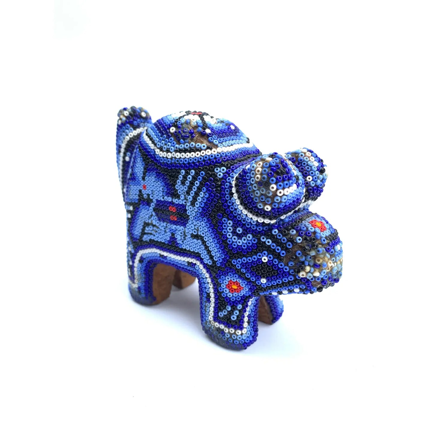 Vintage Mid 20th Century Mexican Huichol Beaded Figure