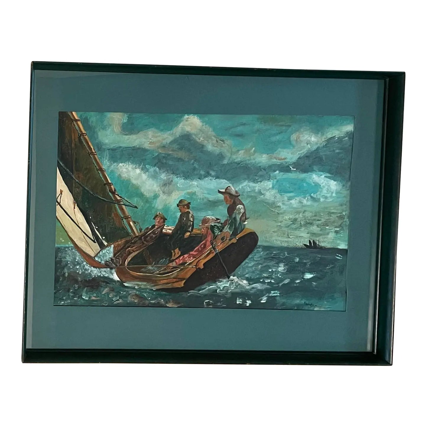 Breezing Up a Fair Wind by Winslow Homer Framed Reproduction Painting