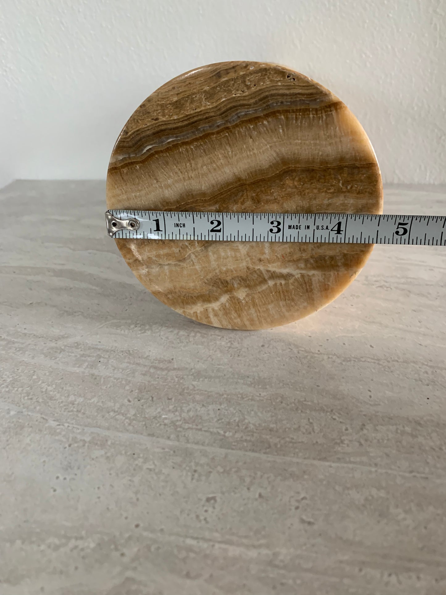 Neutral Onyx Marble Vase