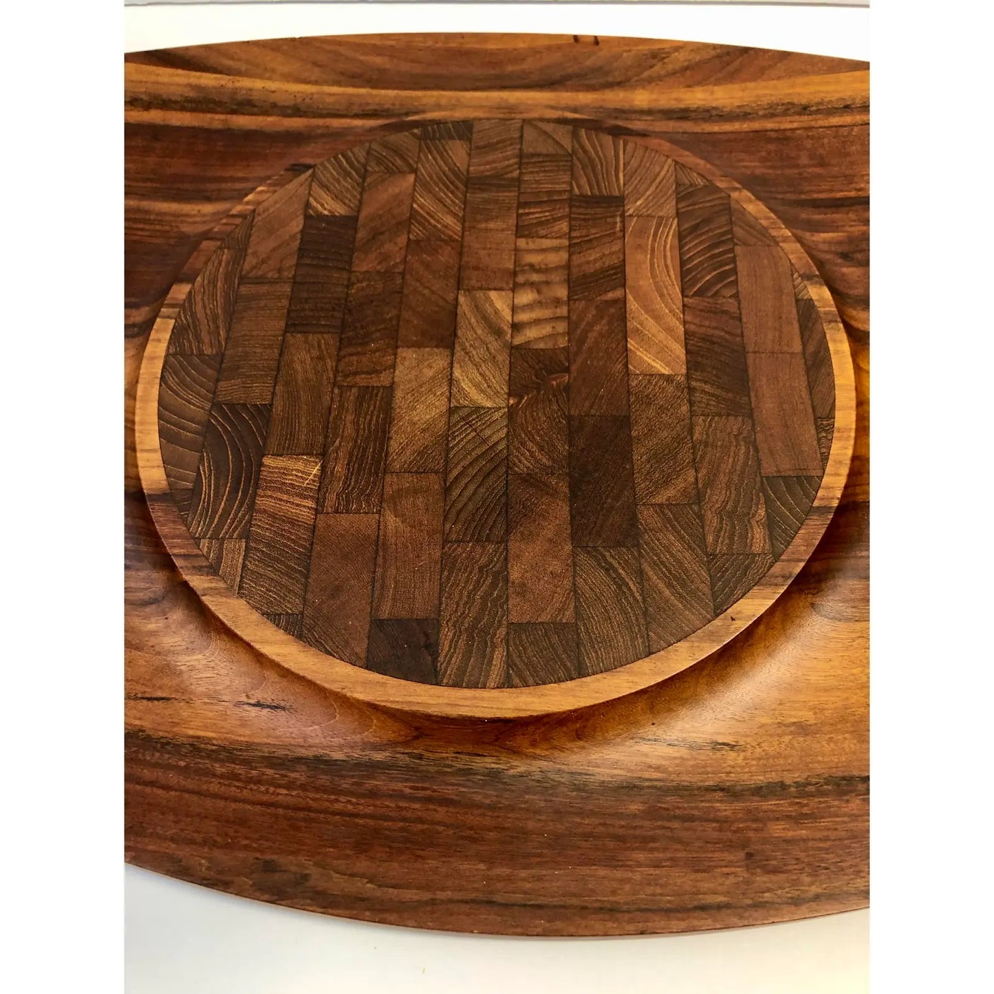 1960s Jens Quistgaard Ihq Woods Mutenye Tray for Dansk Designs Denmark