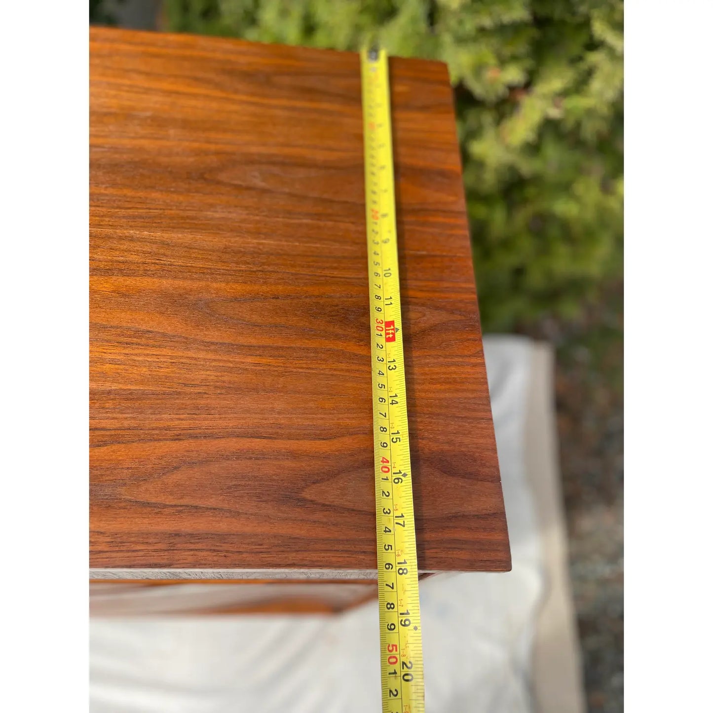1960s Mid-Century Modern Walnut Highboy Dresser With Curved Front Drawers