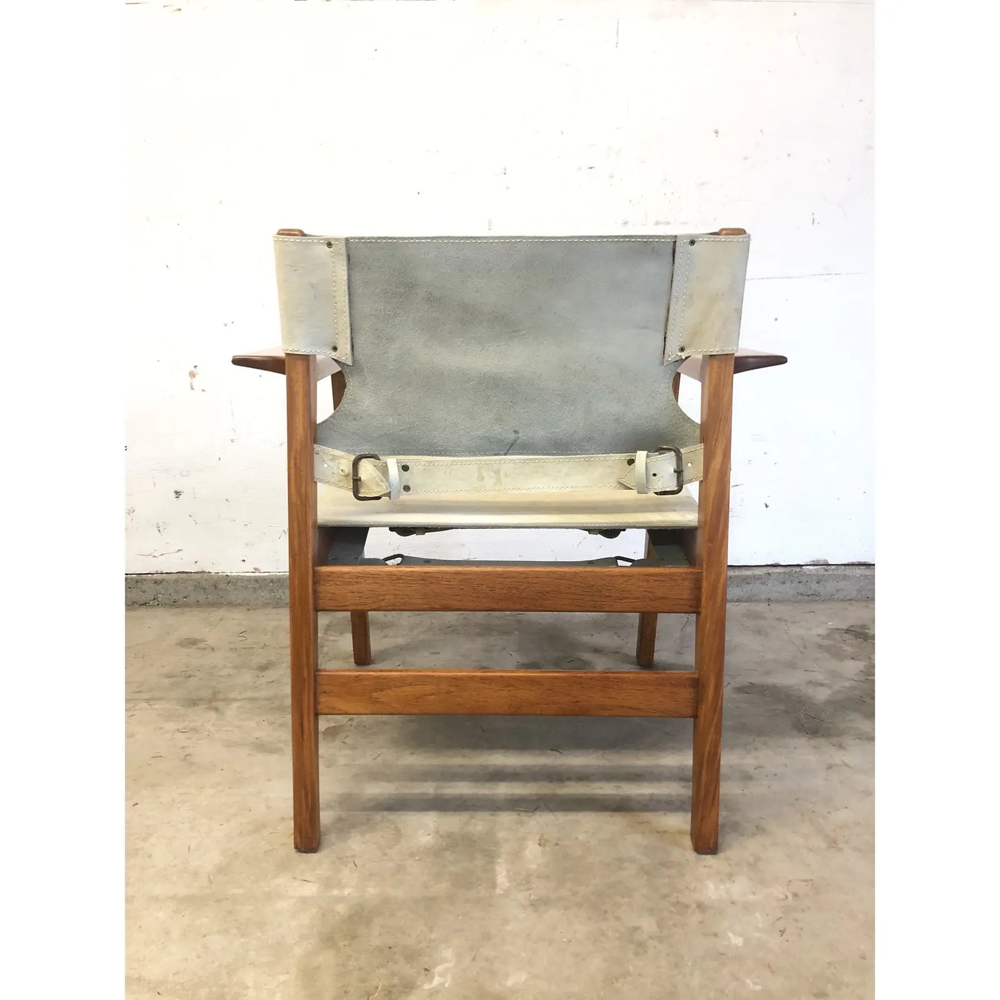 1960s Vintage Borge Mogensen Teak and Leather Chair