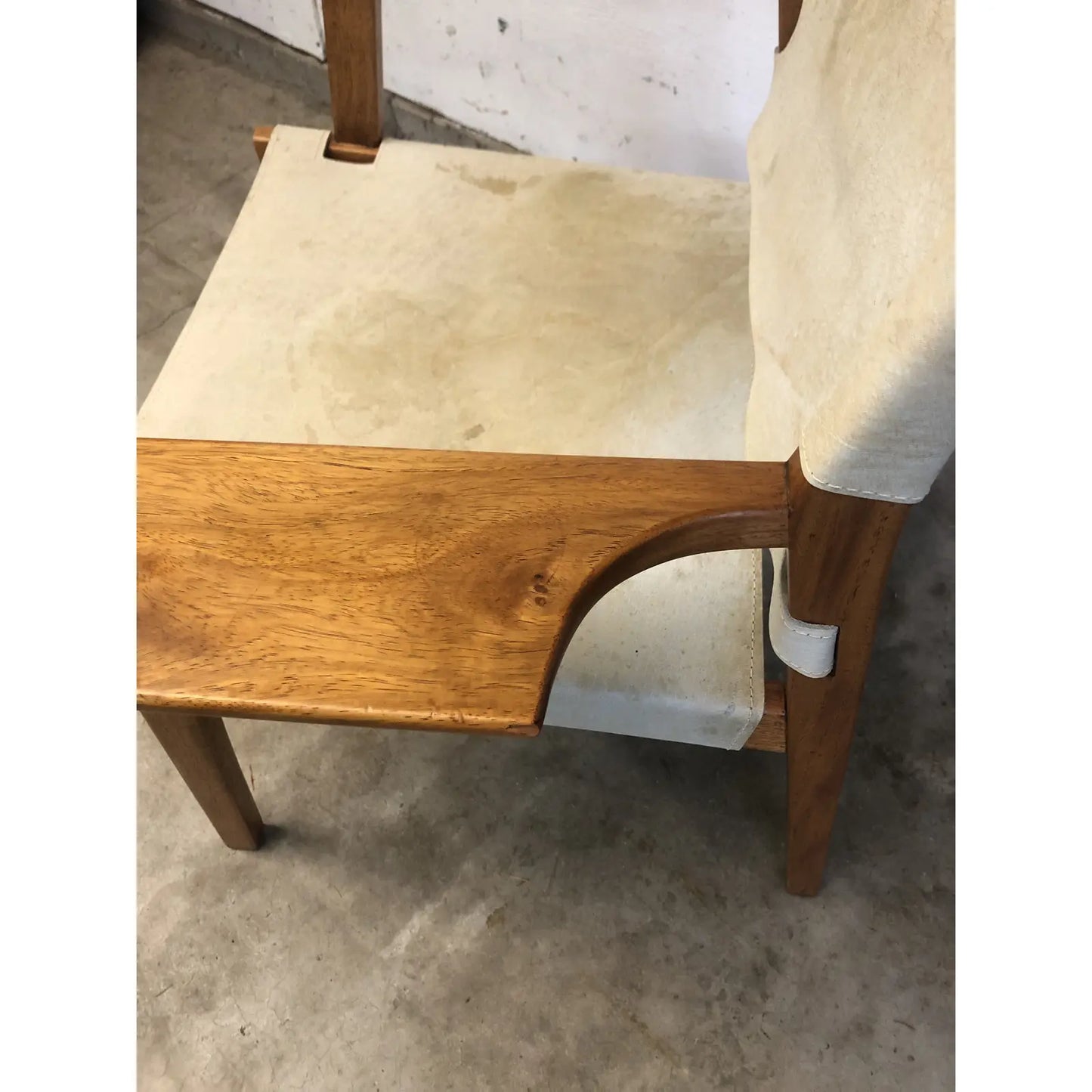 1960s Vintage Borge Mogensen Teak and Leather Chair
