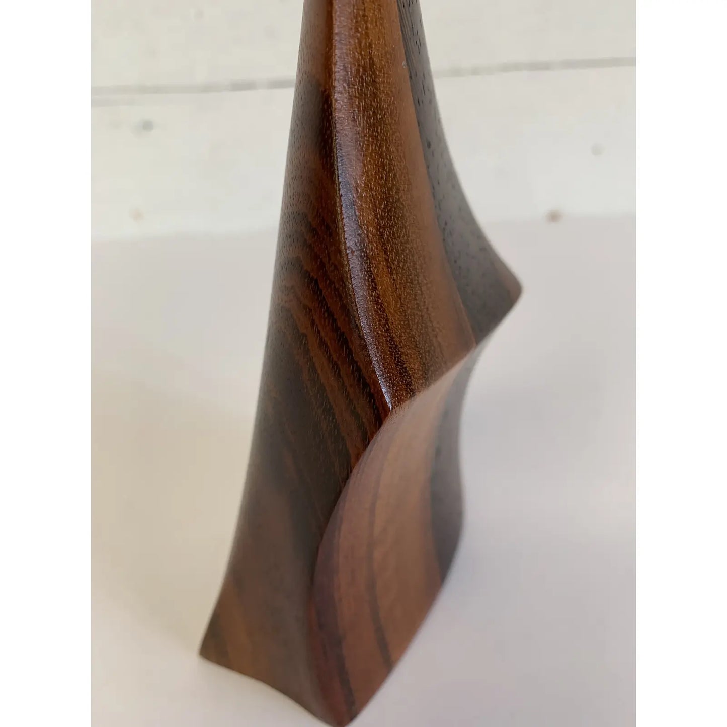 1975 Tom Tramel California Wood Artist Weedpot Vase