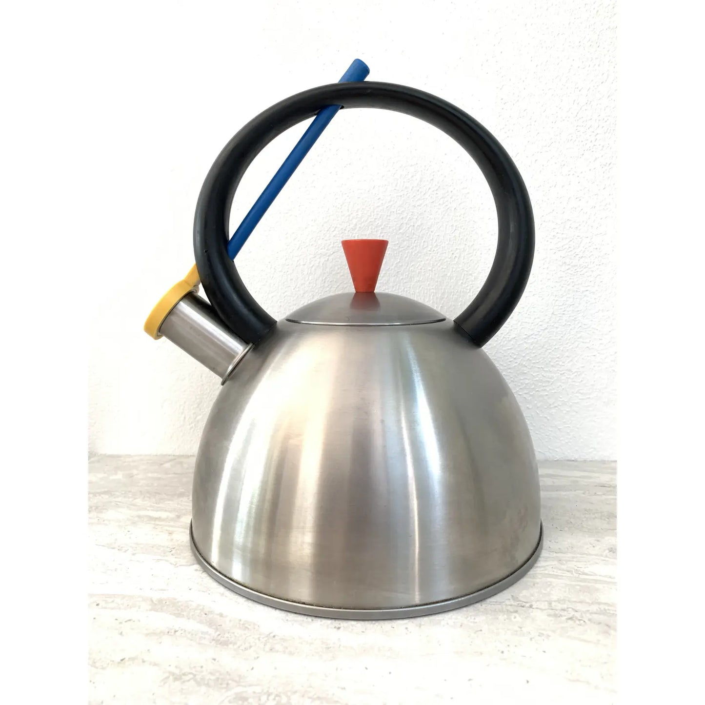 1980s Postmodern Memphis Style Tea Kettle