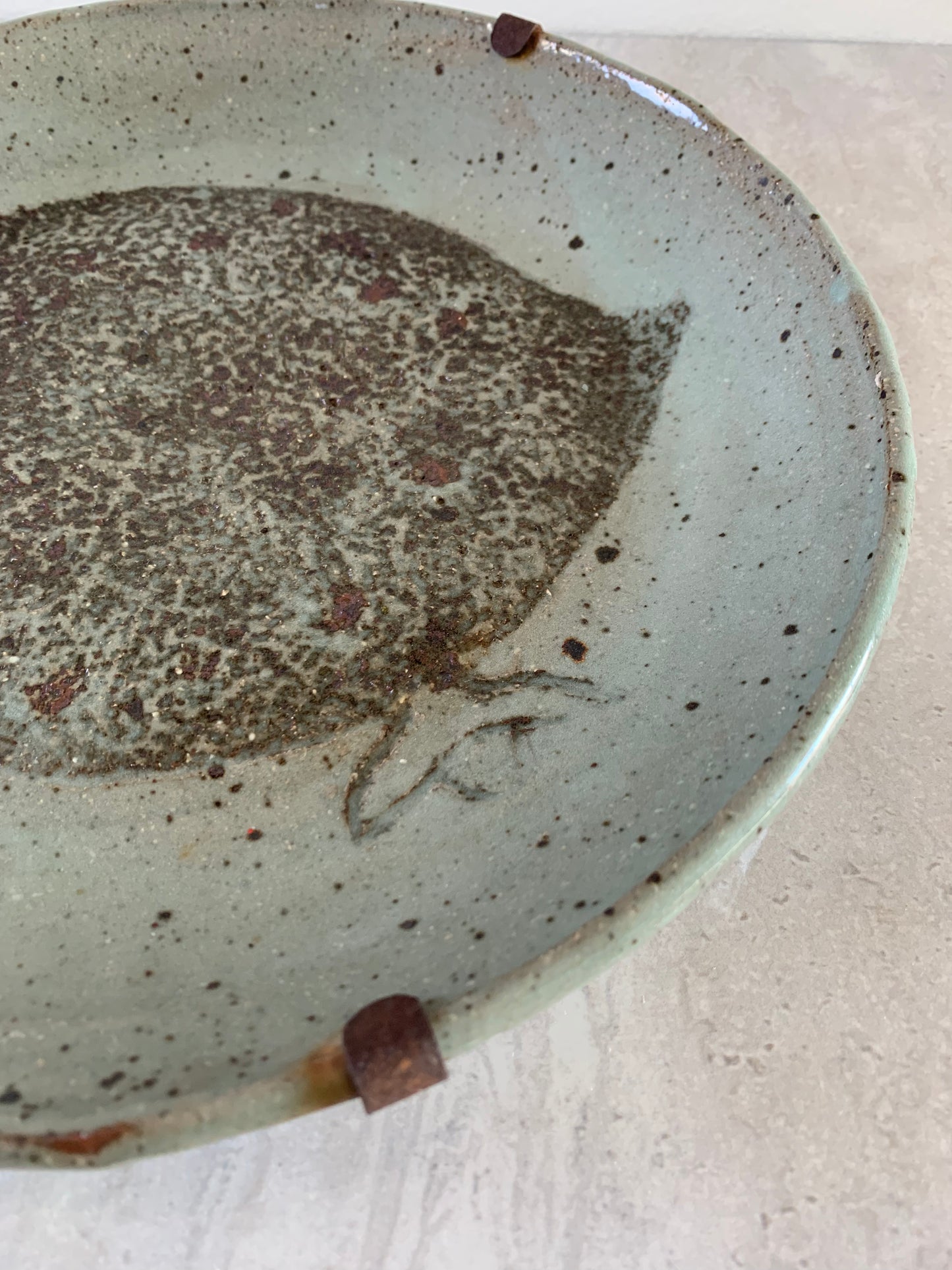 Mid-Century Modern Danish Bird Ceramic Dish