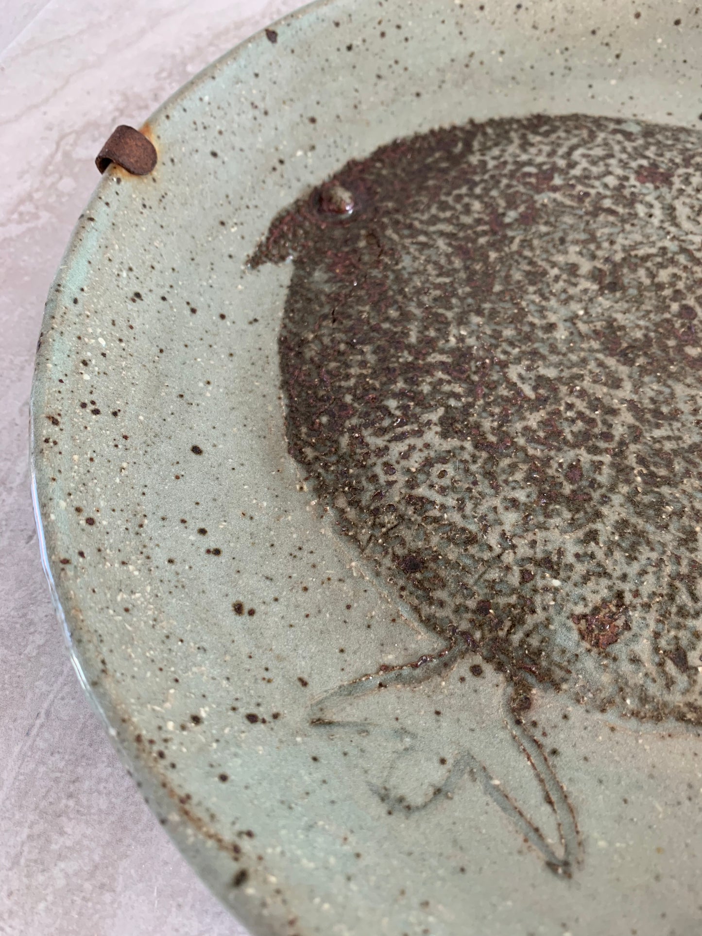 Mid-Century Modern Danish Bird Ceramic Dish