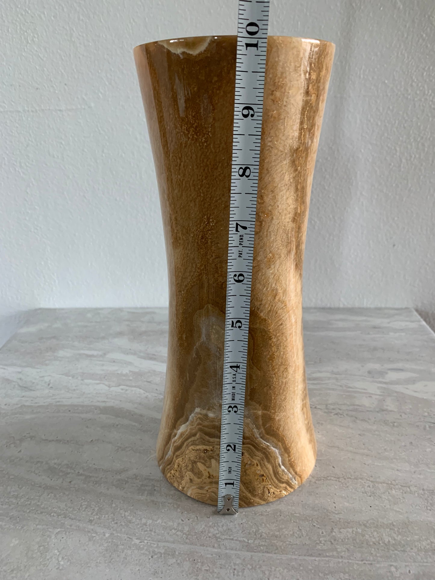 Neutral Onyx Marble Vase