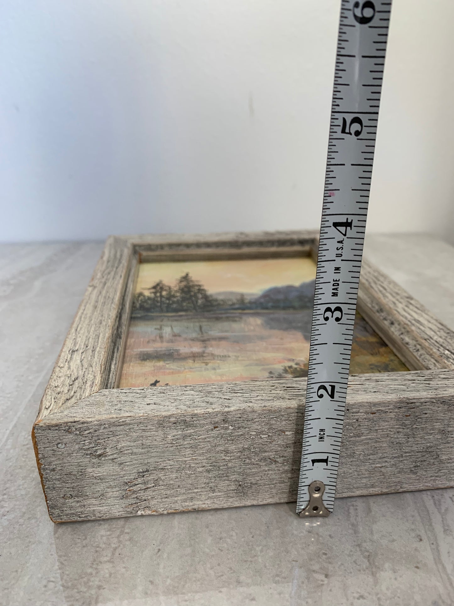 Framed Acrylic Landscape “Reflections” Rosemarie (Santos) MacPherson (1937-2105)