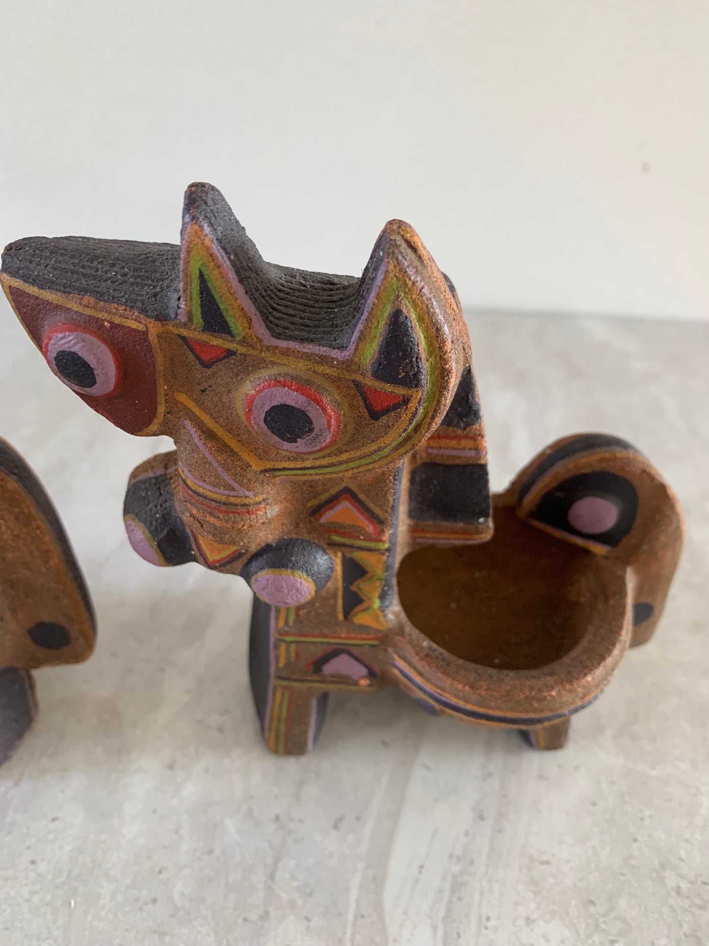 Vintage Ceramic Abstract Animal Figures
