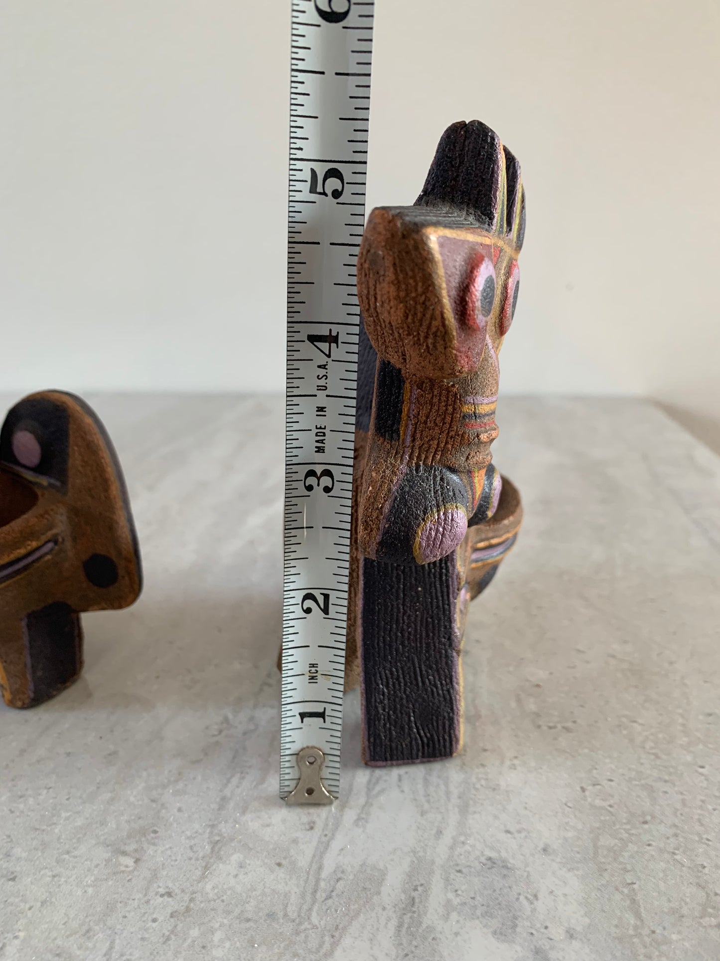 Vintage Ceramic Abstract Animal Figures