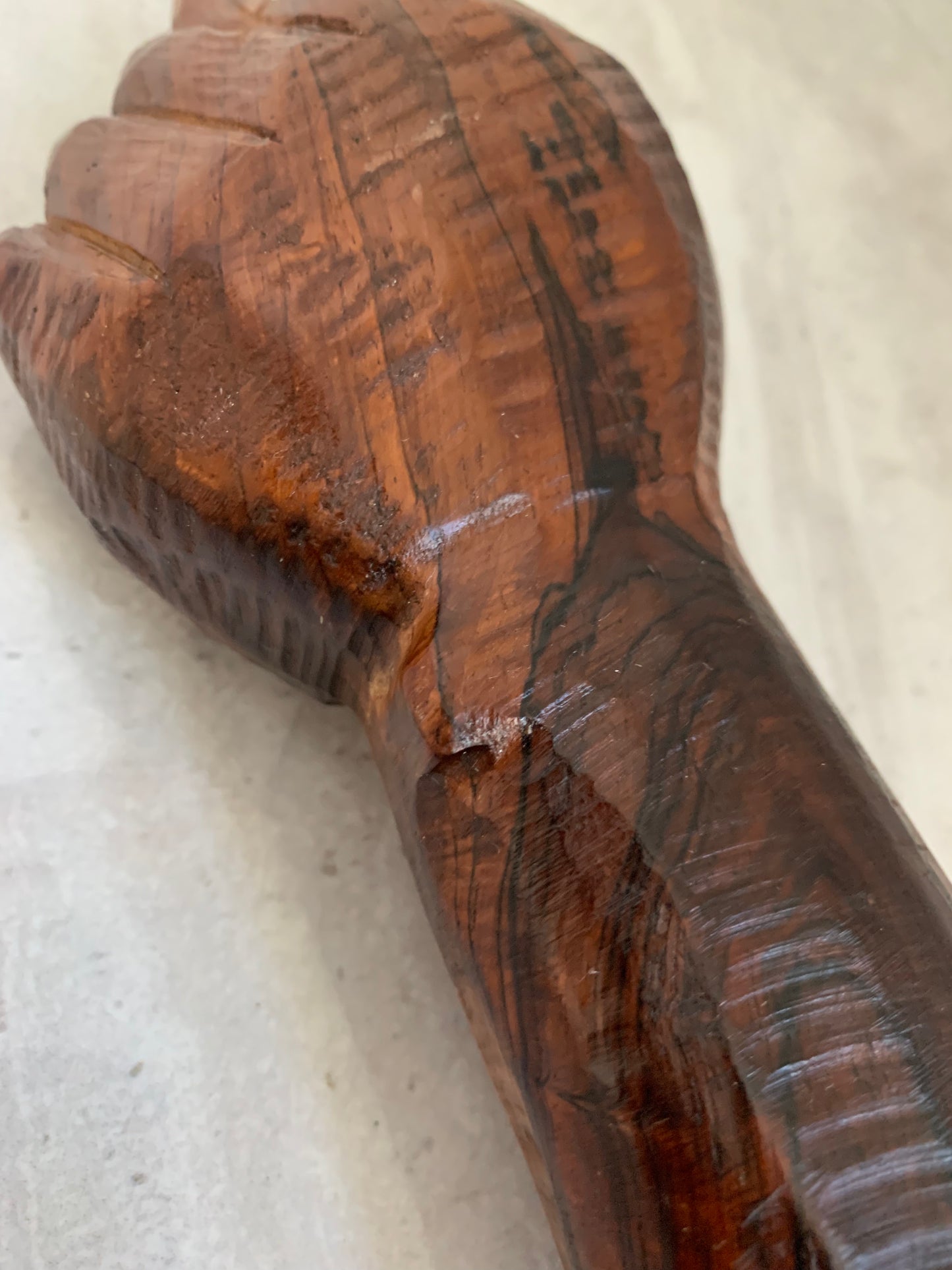 Jac-Arte Jacaranda Hand Sculpture Made in Brasil S. Paulo