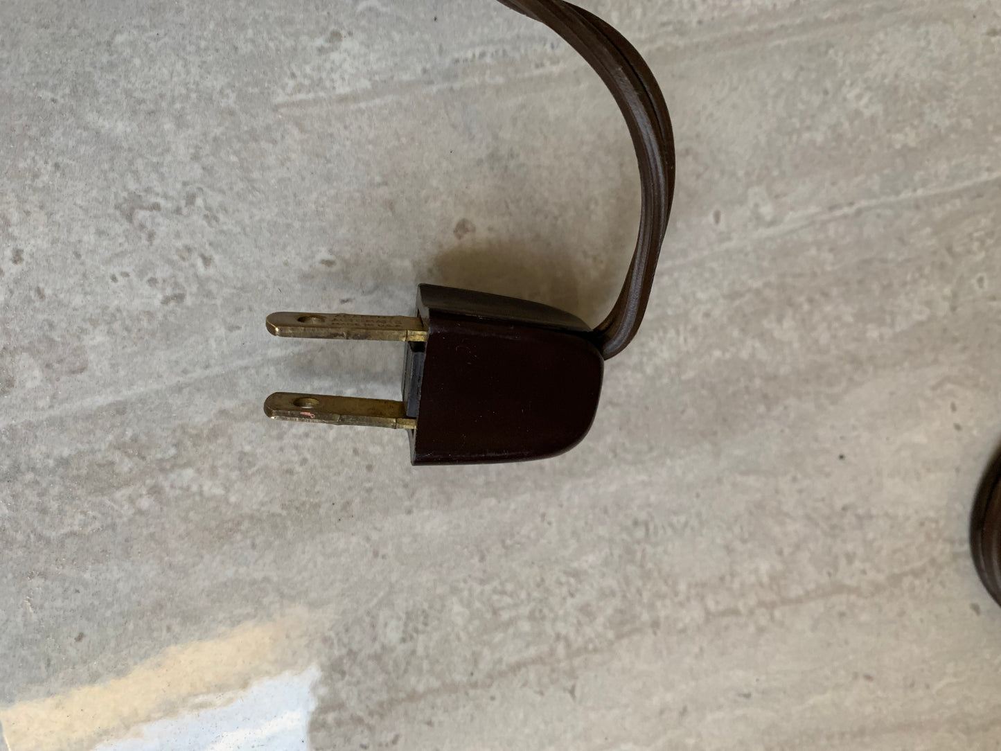 Mid-Century Modern Turned Exotic Wood Table Lamp