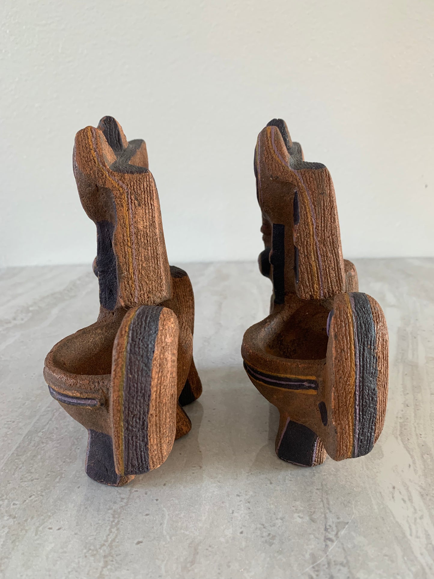 Vintage Ceramic Abstract Animal Figures