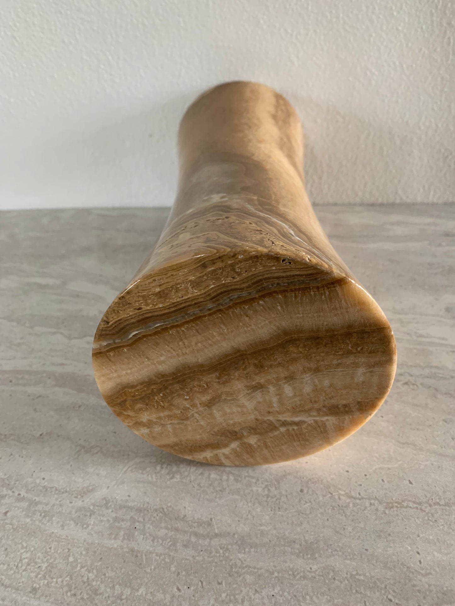 Neutral Onyx Marble Vase