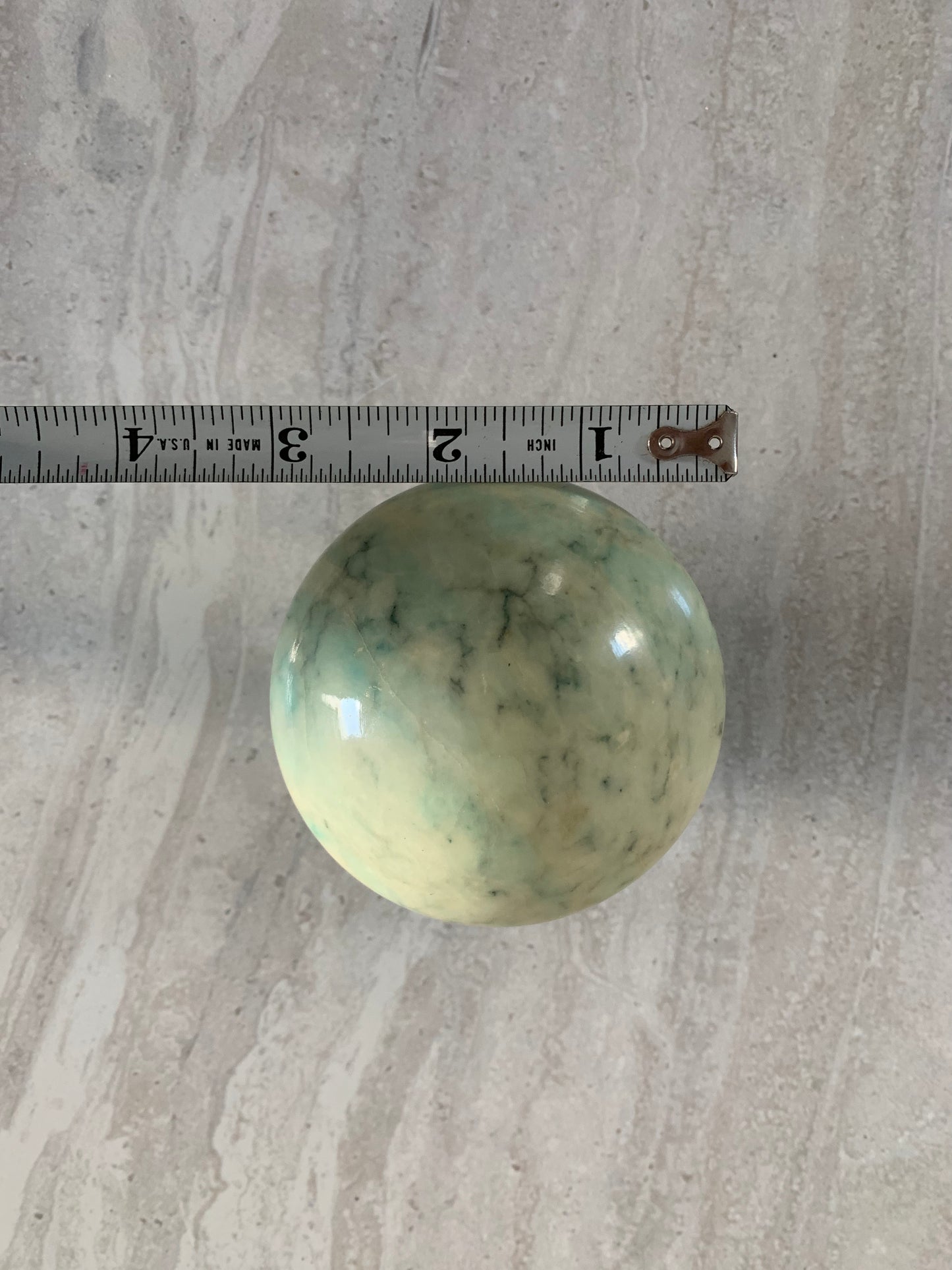 Italian Alabaster Marble Mushroom Paperweight Objet D’art