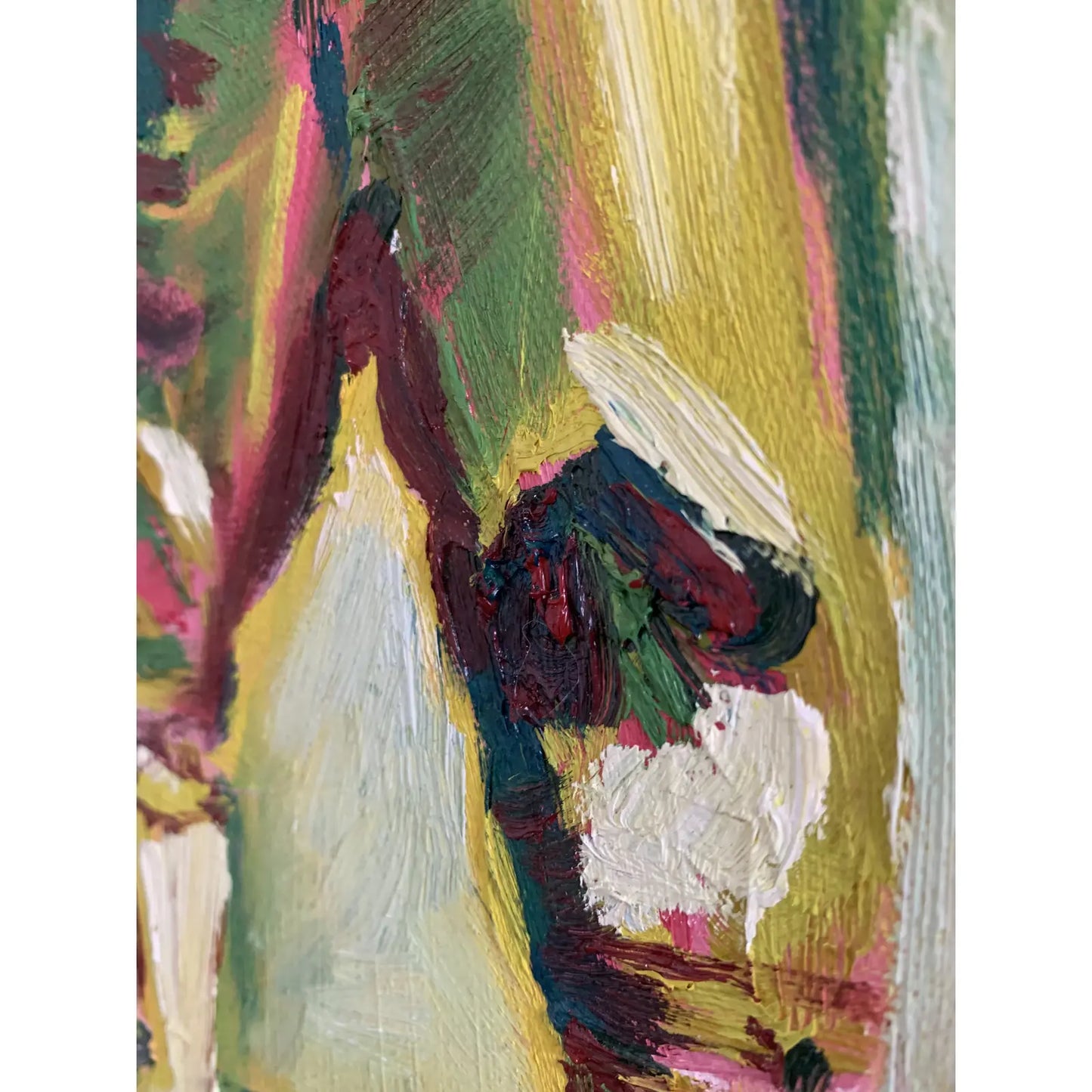 "Boxers" Contemporary Expressionist Figurative Sport Oil Painting on Canvas