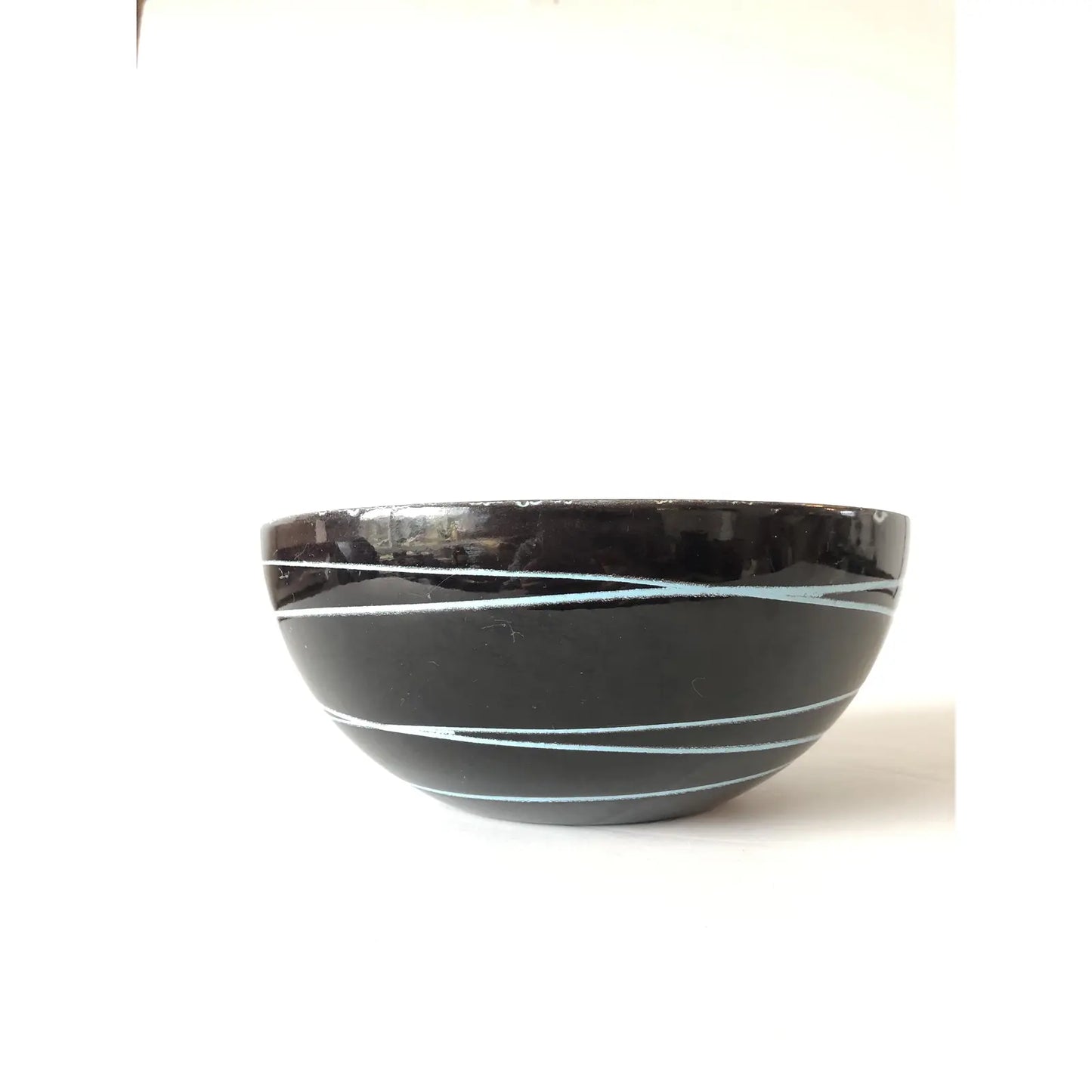 Circa 1963 Cathrineholm Norway Blue Enamelware Bowl