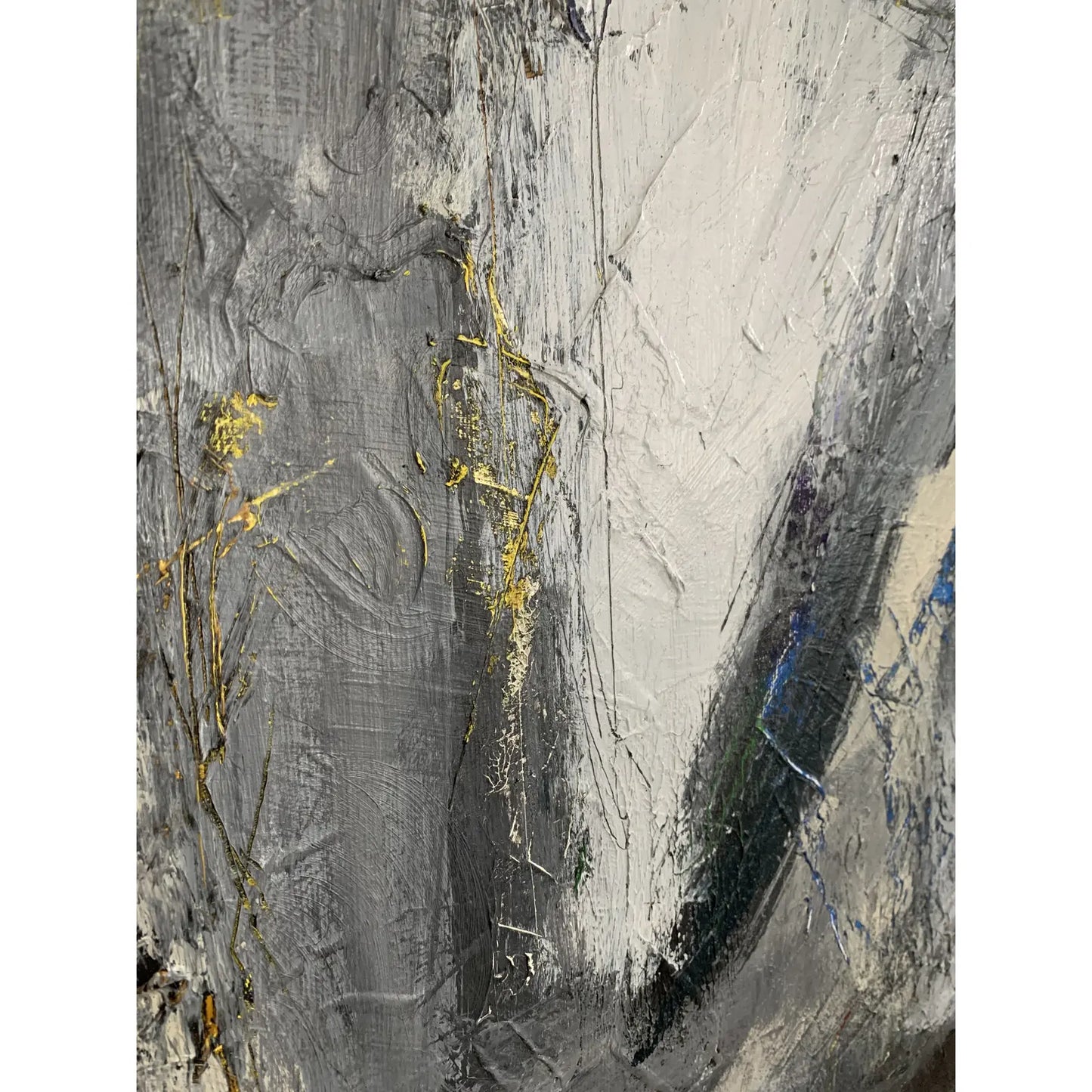 Contemporary Abstract Acrylic Painting on Board, Framed