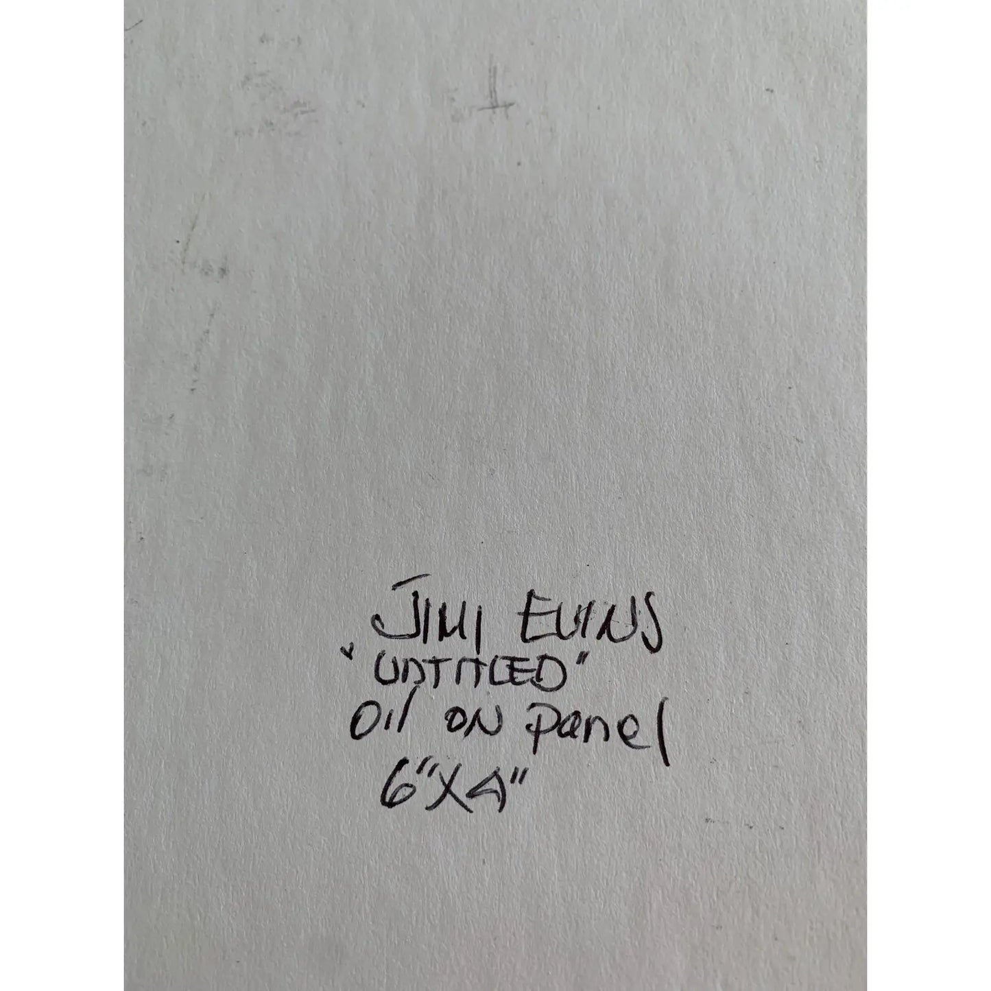 Contemporary Untitled Abstract Oil Painting on Panel by Jimi Evans