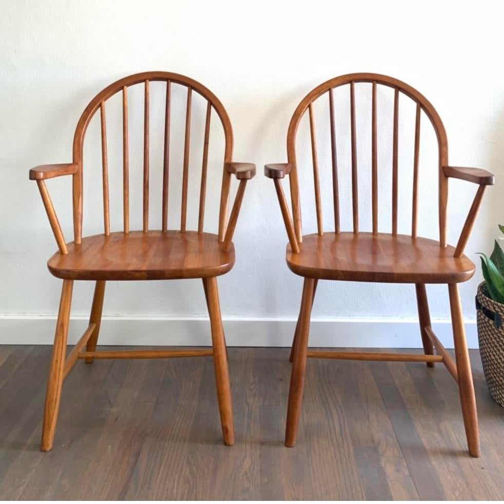 Erik Ole Jorgensen Danish Teak Dining Chairs for Tarm Stole Mobelfabrik