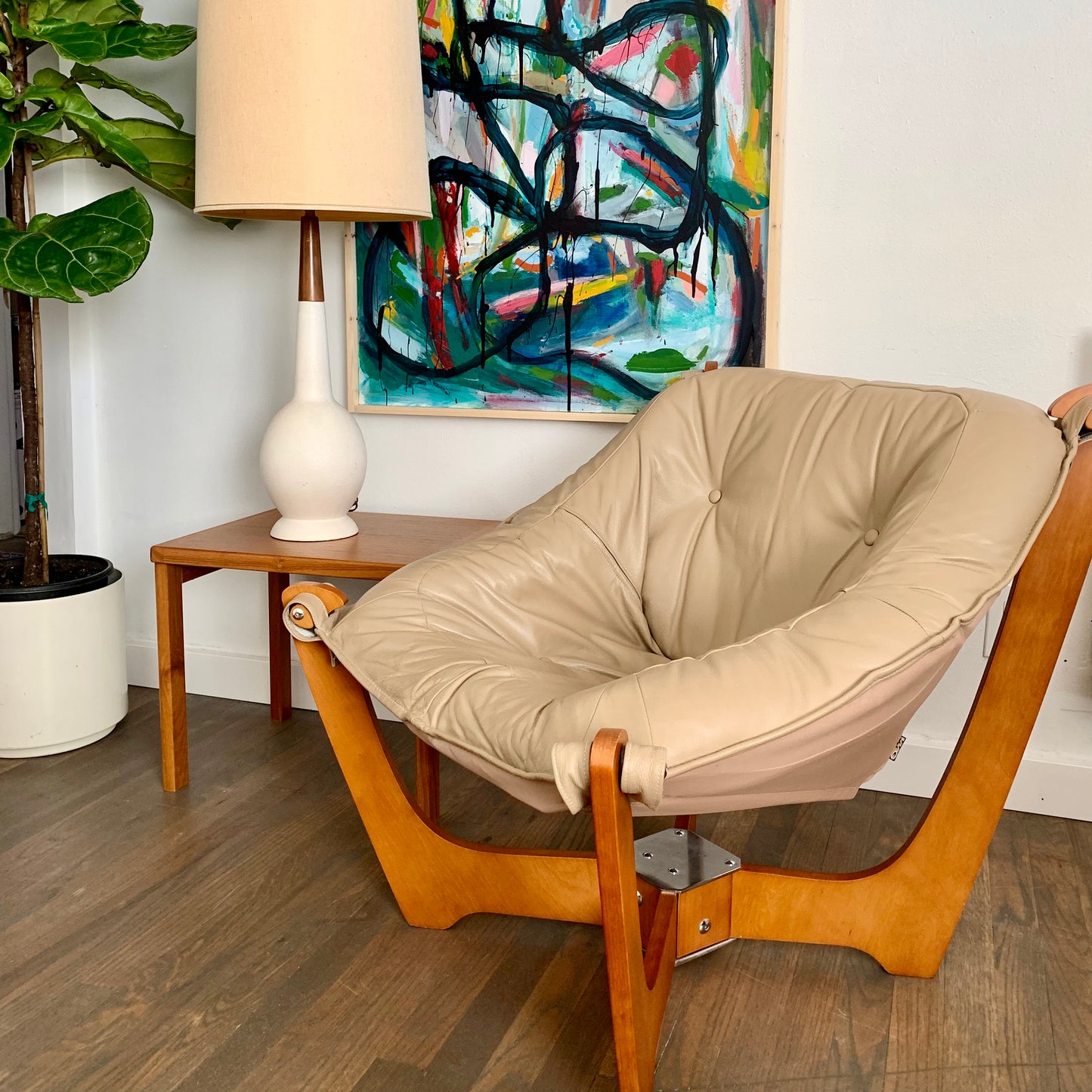 Odd Knutsen for Img Norway Luna Chairs - a Pair