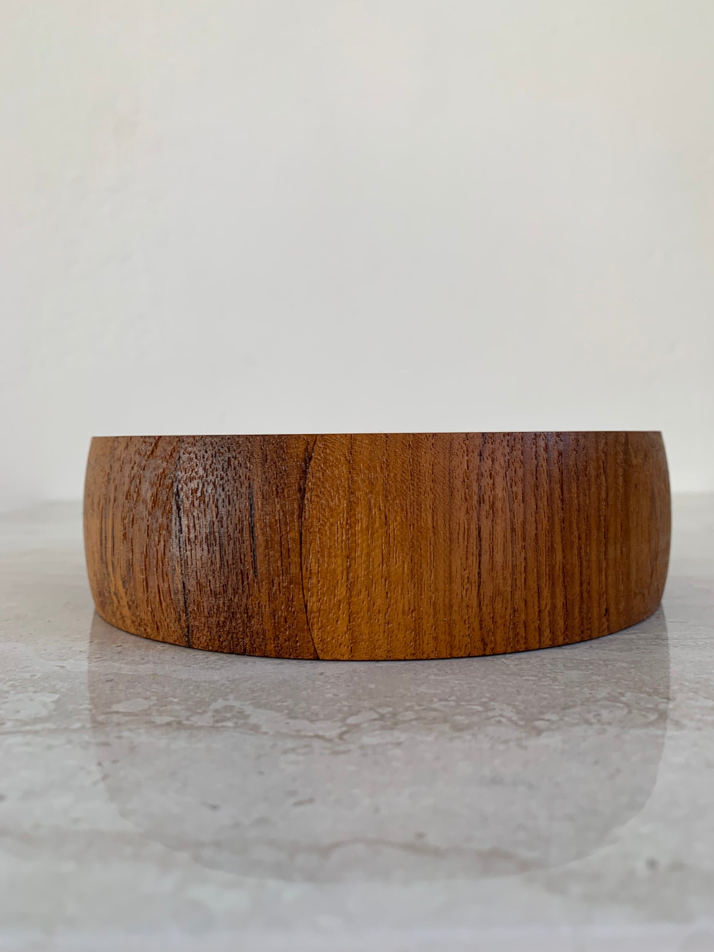 Modern Dansk Round Teak End-Grain Block / Cutting Board