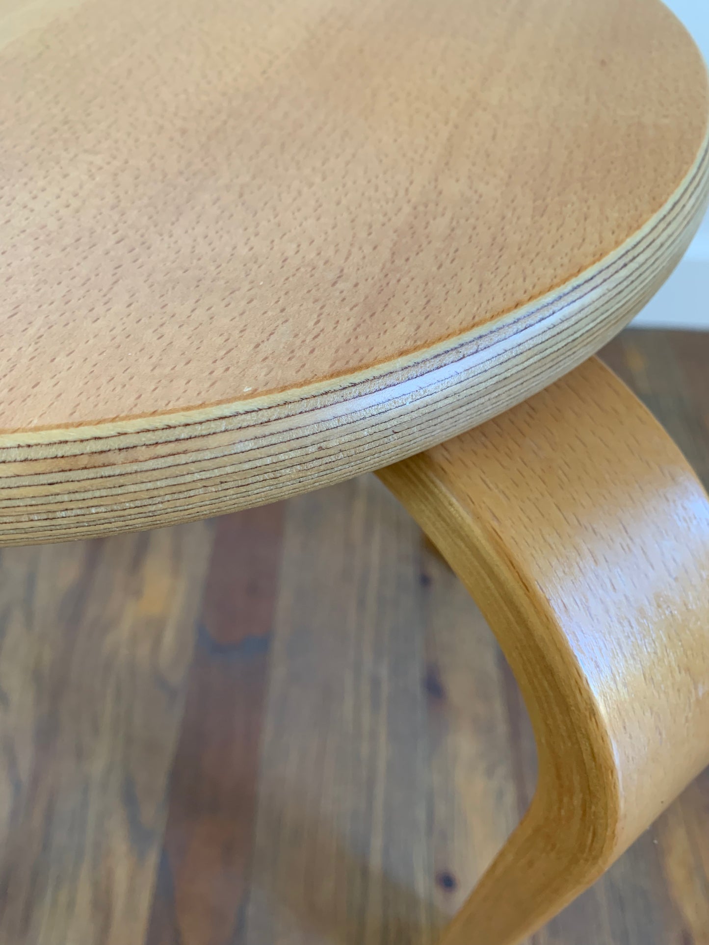 Mid-Century Danish Modern 1970s Bentwood Stool or Plant Stand by Forms Of Denmark
