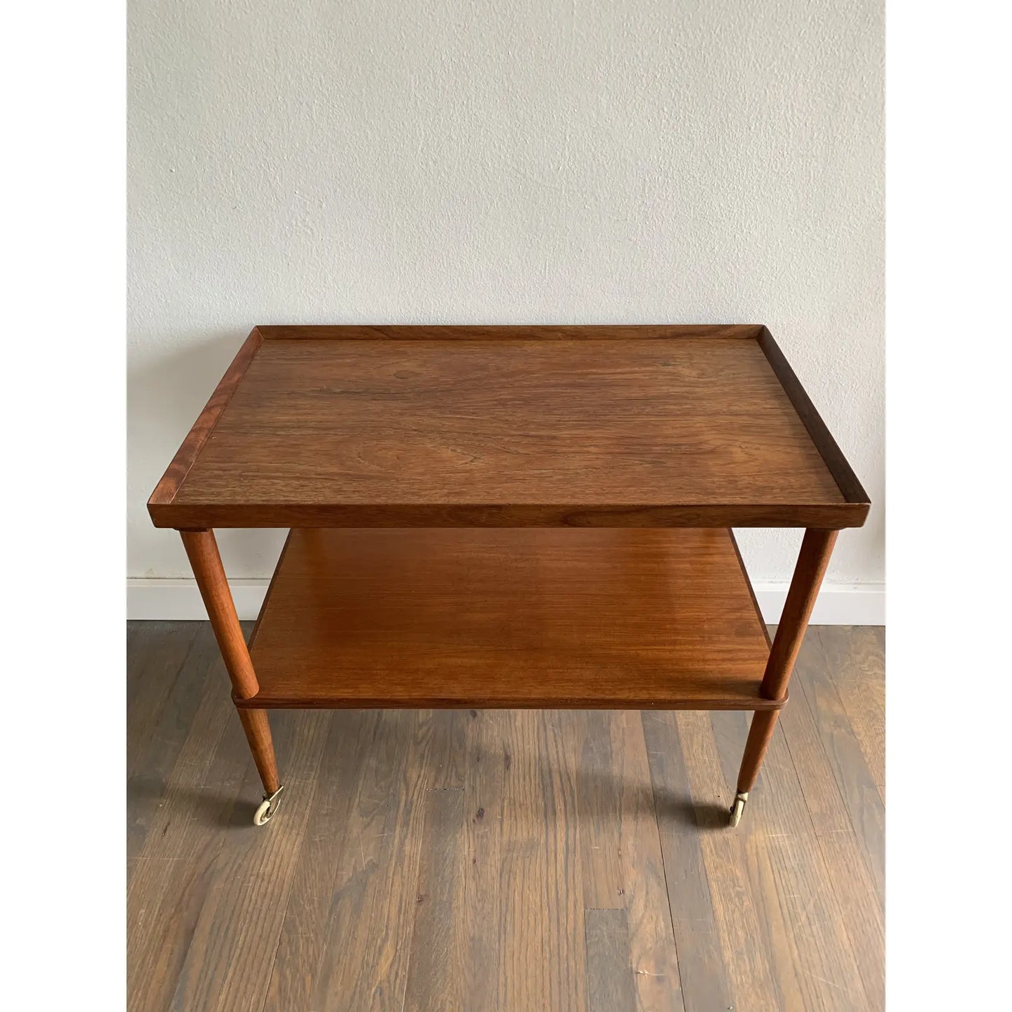 Mid 20th Century Mid-Century Borge Mogensen Style Danish Teak Bar Cart