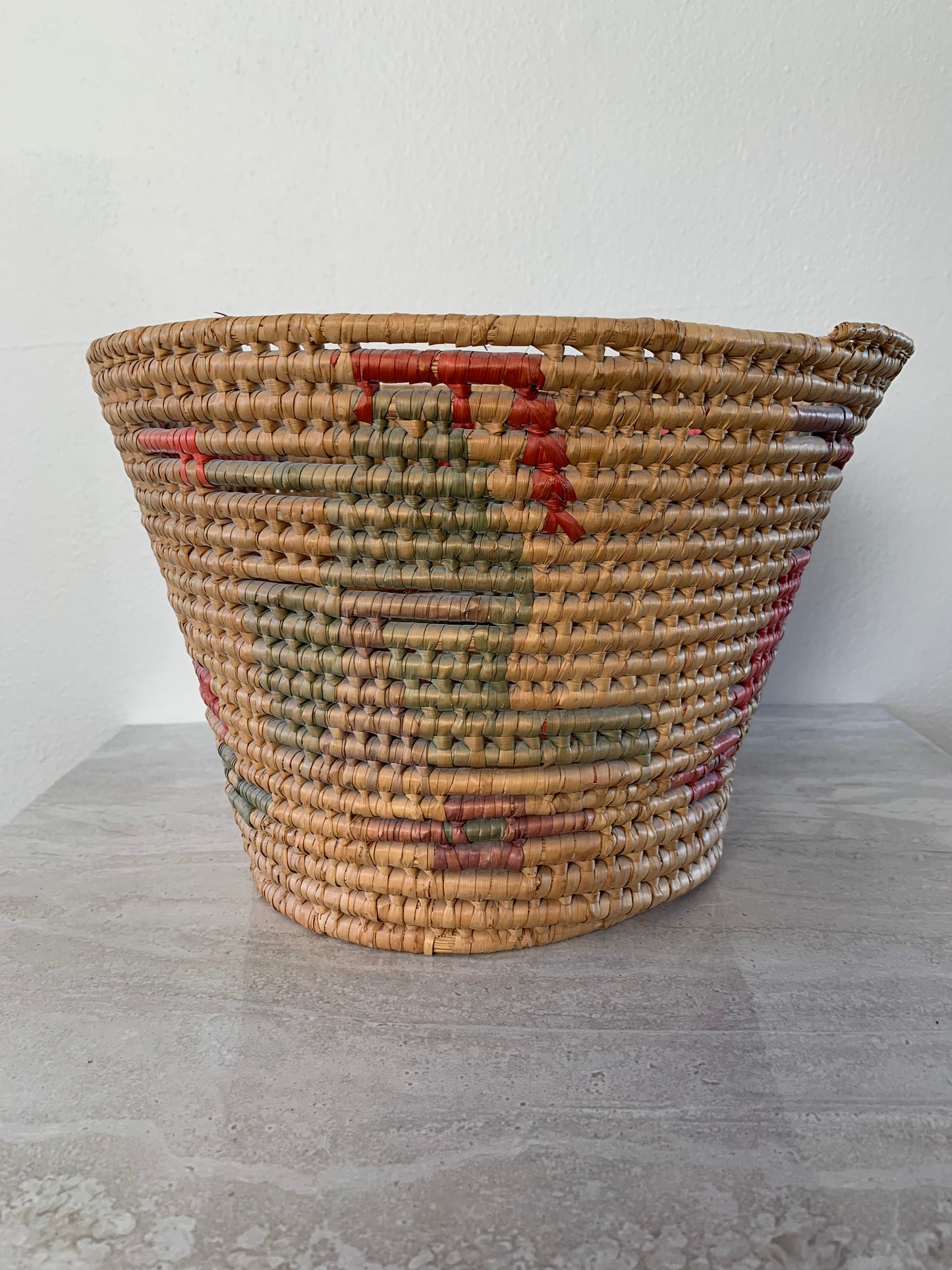 Handmade Tribal Woven Basket