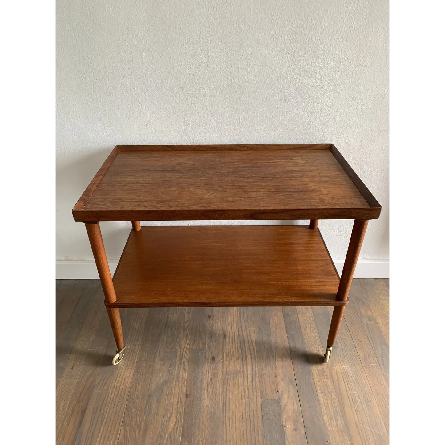 Mid 20th Century Mid-Century Borge Mogensen Style Danish Teak Bar Cart