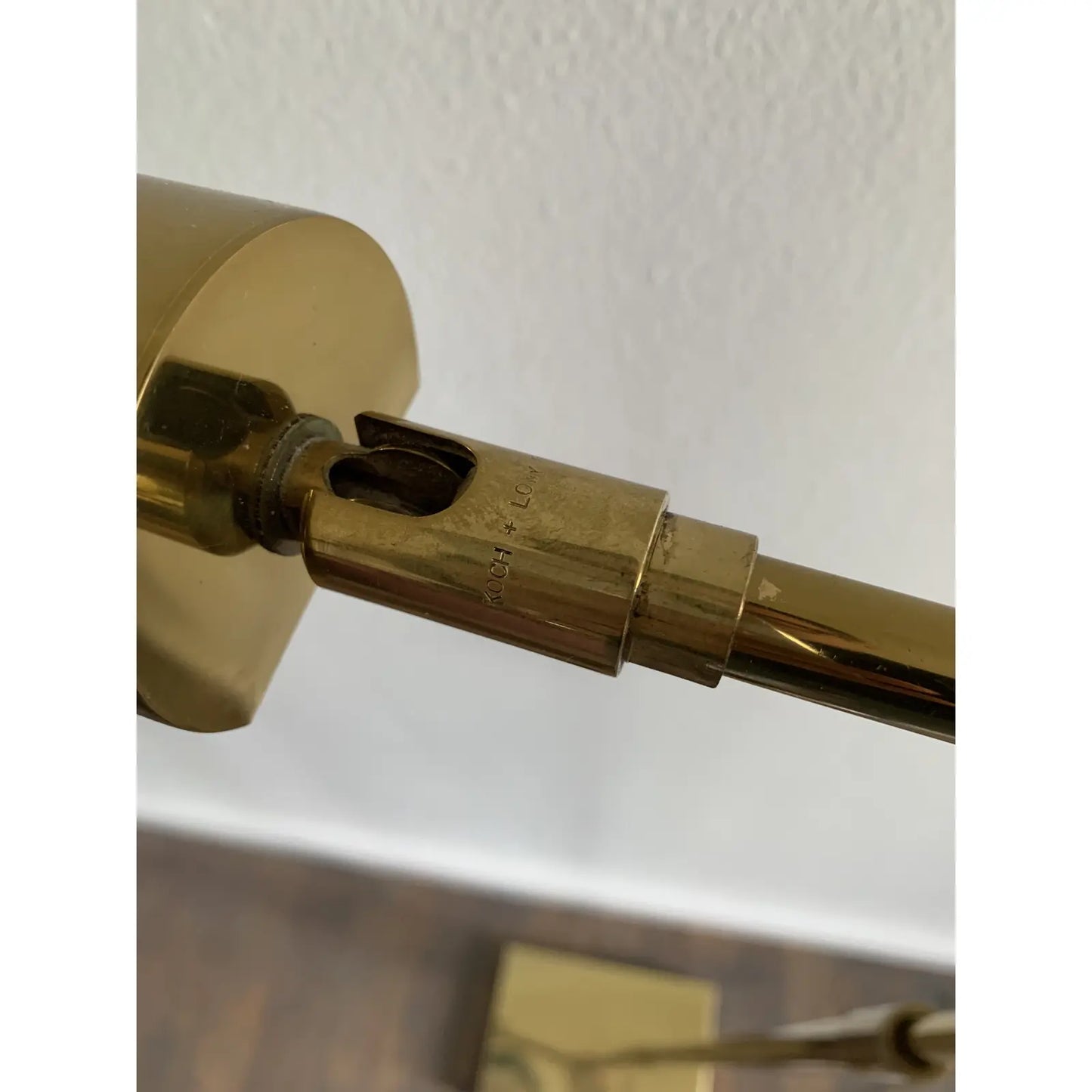 Koch & Lowy Brass Reading Lamp