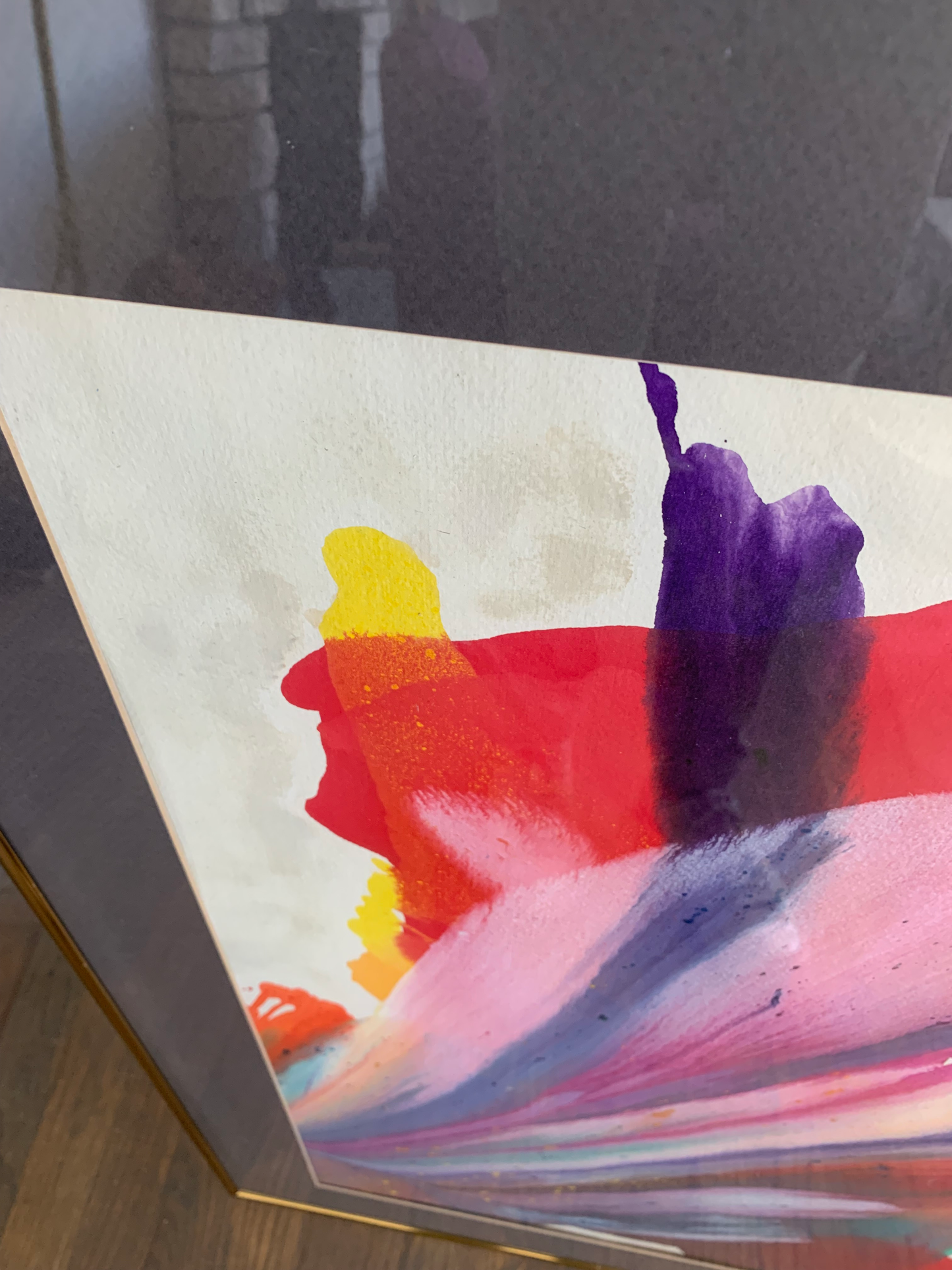 Late 20th Century Postmodern Abstract Painting by Frealon Norden Bibbins