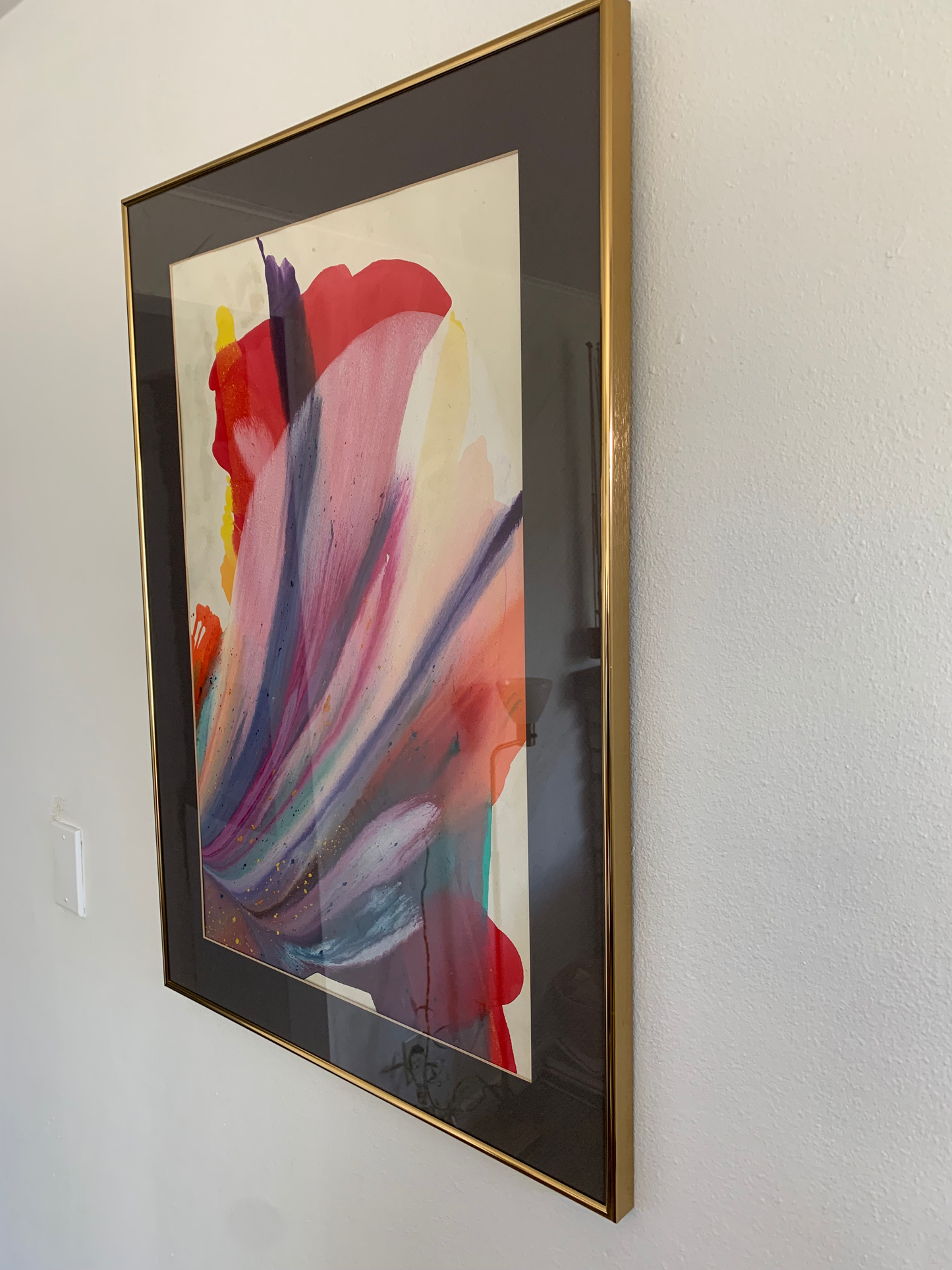 Late 20th Century Postmodern Abstract Painting by Frealon Norden Bibbins