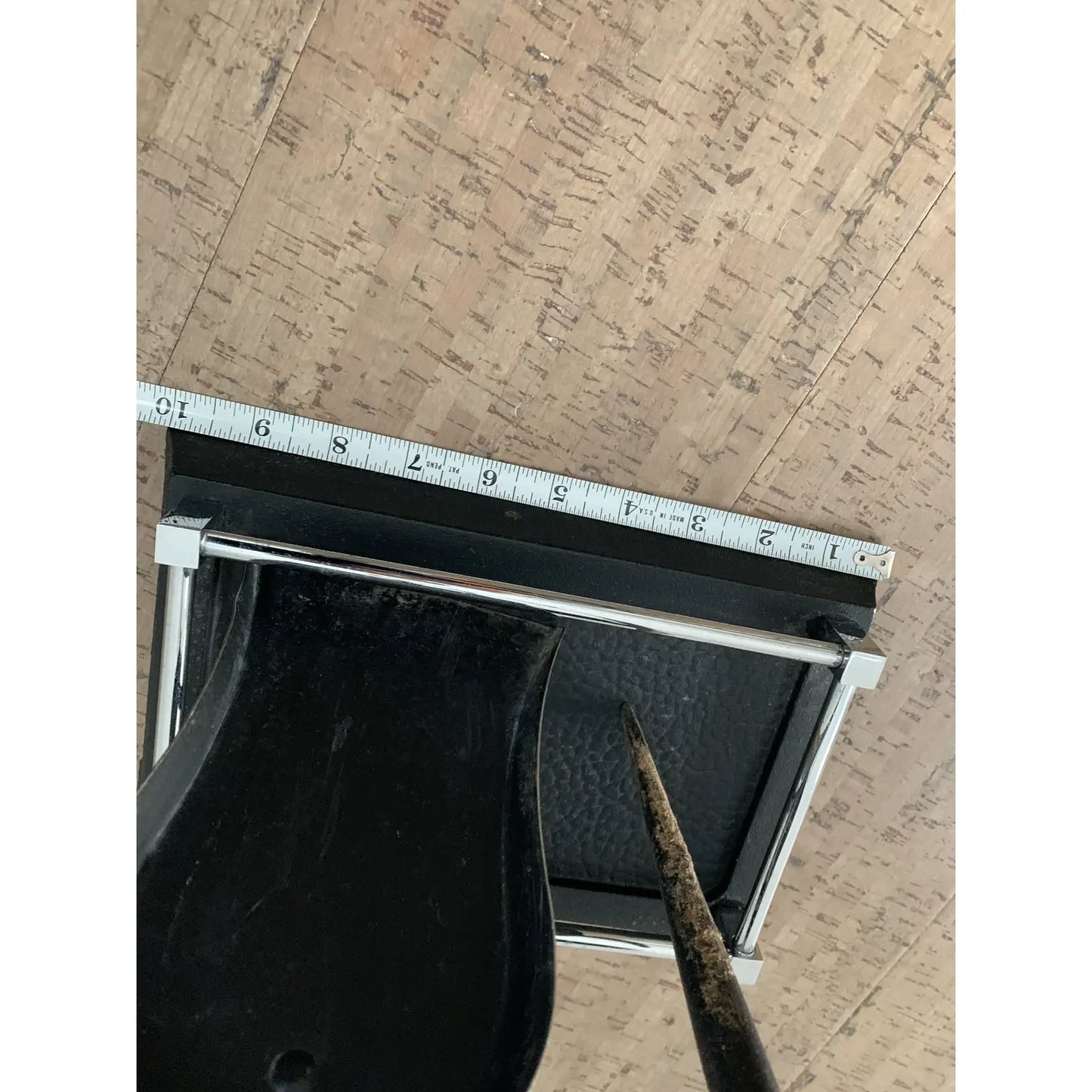 Late 20th Century Transitional Modern Chrome Fireplace Tool Set- 4 Pieces