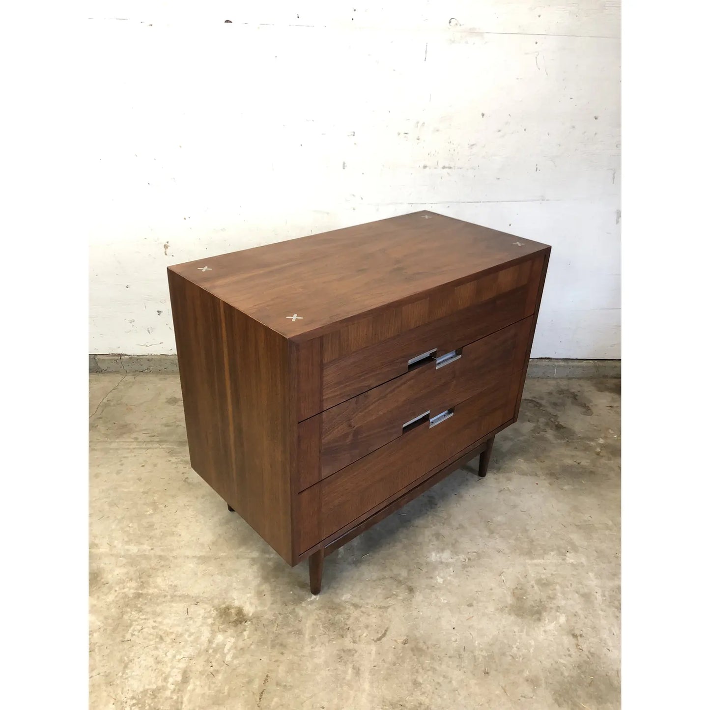 Merton Gershun for America of Martinsville Mid-Century Modern 3 Drawer Dresser
