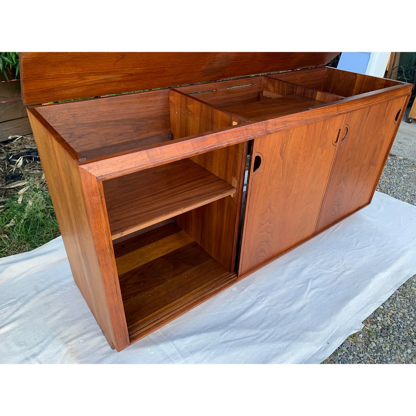 Mid 20th Century Mid-Century Modern Barzilay Walnut Credenza