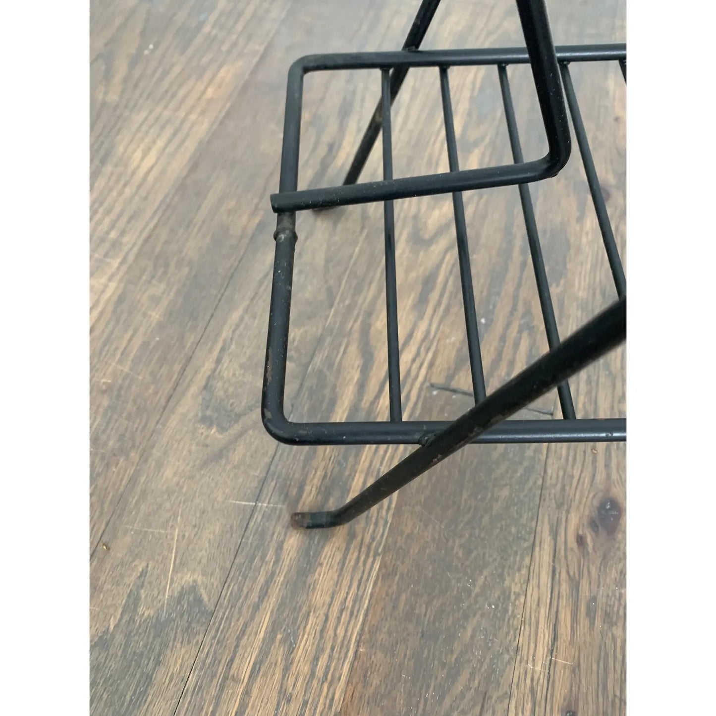 Mid 20th Century Mid-Century Modern Wire Magazine Rack