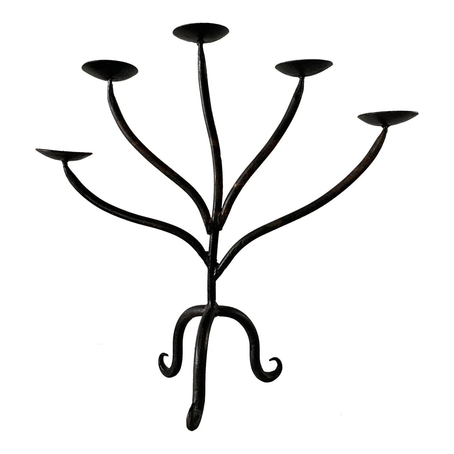 Rustic Mexican 5-Candle Candelabra