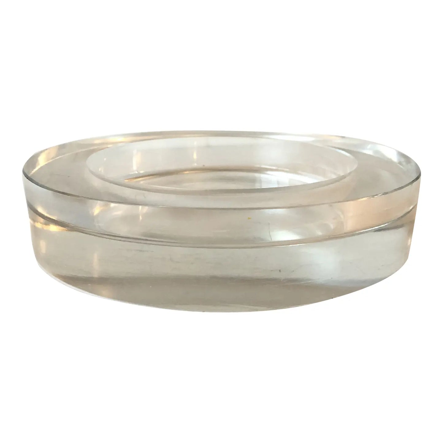 Mid 20th Century Signed Ward Bennett Design Art Glass Bowl