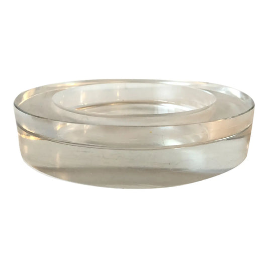 Mid 20th Century Signed Ward Bennett Design Art Glass Bowl