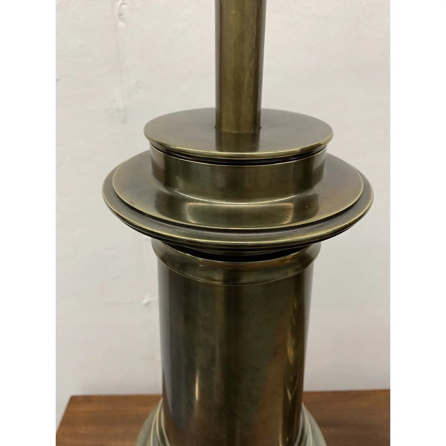 Mid 20th Century Stiffel Architectural Solid Brass Lamps - Set of 2