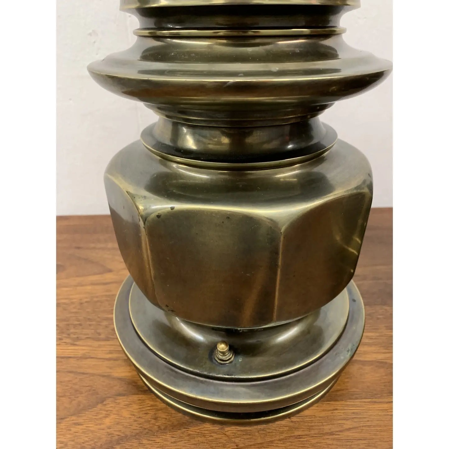Mid 20th Century Stiffel Architectural Solid Brass Lamps - Set of 2