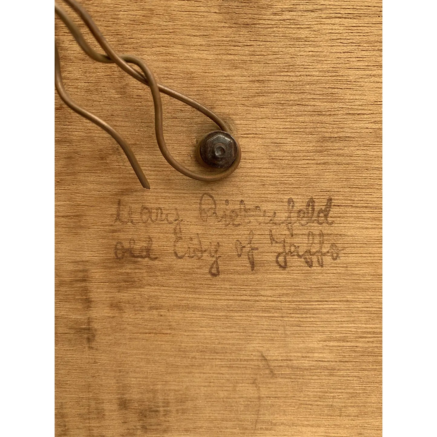 Mid-Century Ceramic Plaque Old City of Jaffa Mary Riebenfeld Gallery