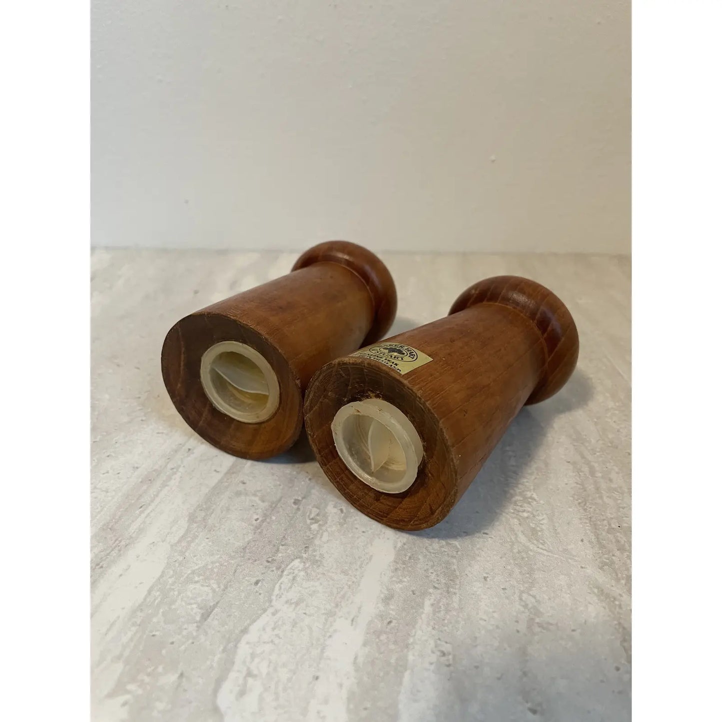 Mid-Century Danish Modern Style Teak Salt and Pepper Shakers- a Pair