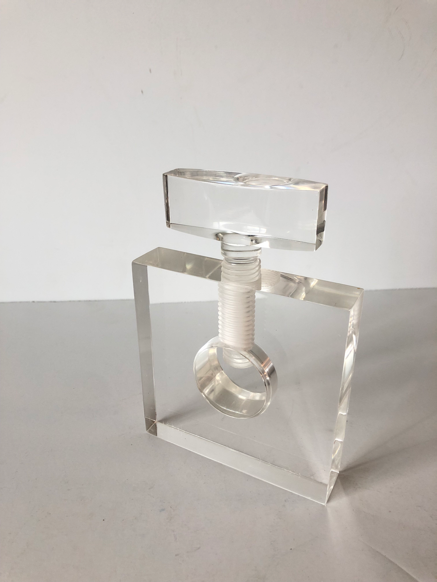 Mid-Century Pop Art Lucite Nutcracker