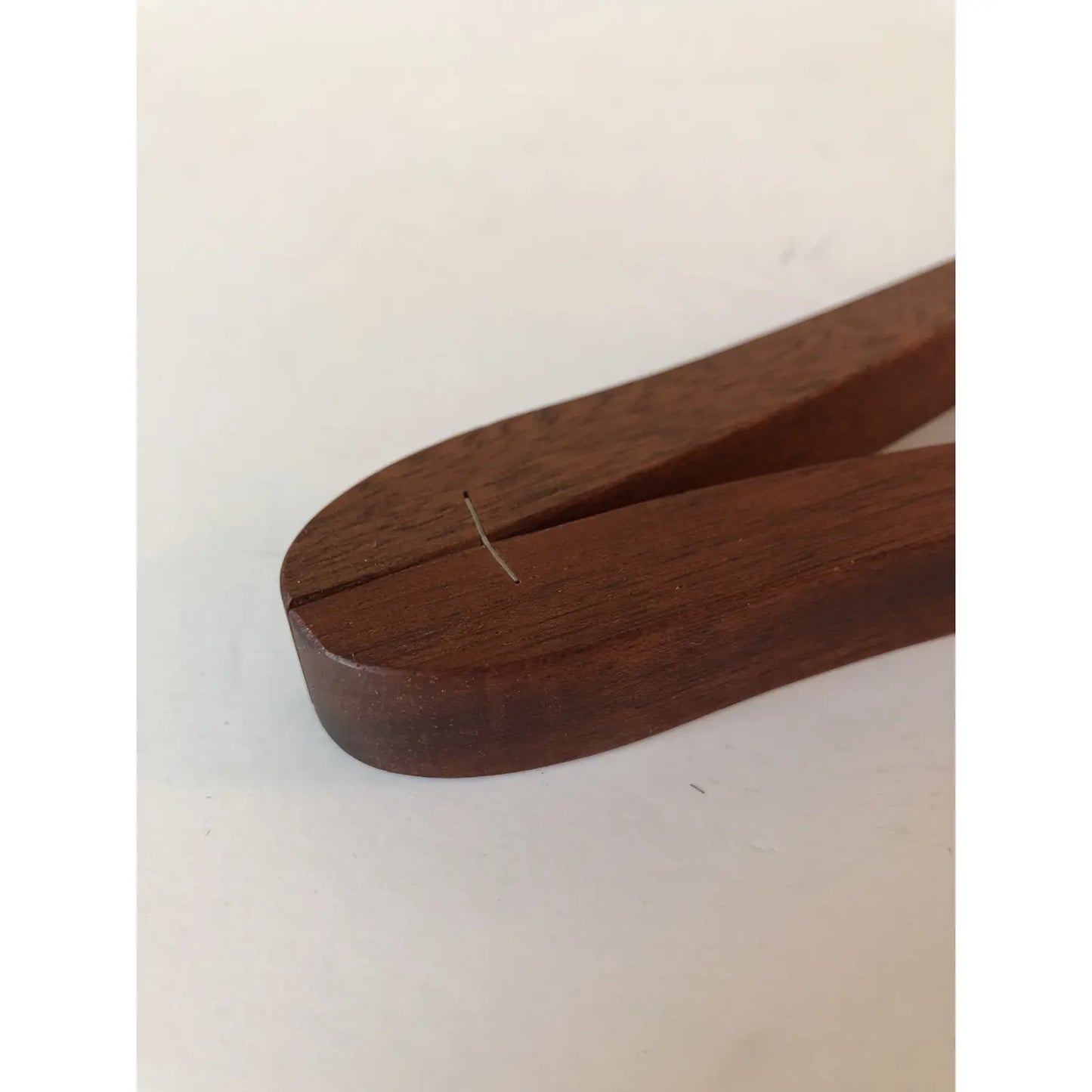 Mid-Century Modern Danish Teak and Rosewood Serving Tongs- a Pair