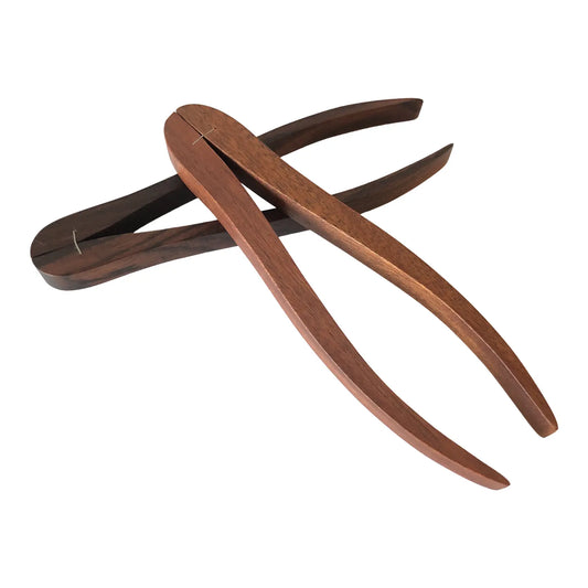 Mid-Century Modern Danish Teak and Rosewood Serving Tongs- a Pair